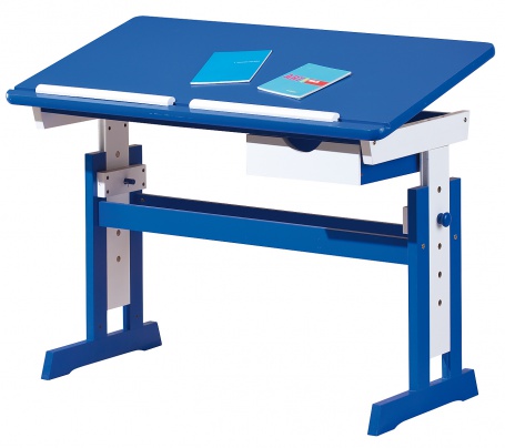 Dětský funkční stůl Kelly - modrá/bílá