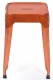 Unikátní kovová stolička (4 kusy) Unico - měděná