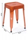 Unikátní kovová stolička (4 kusy) Unico - rozměry