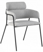 Designová židle Thor - šedá/černá