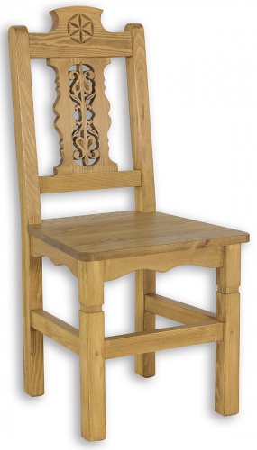 Selská židle z masivu SIL 24 - K01